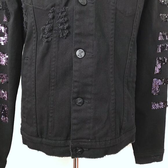 De-Kryptic NWOT Sesame Street Count Dracula Jean Jacket Men M - Picture 6 of 16